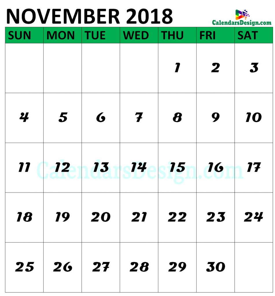 november-2018-calendar-formats