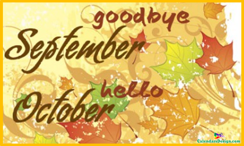 Hello October Goodbye October Month Images