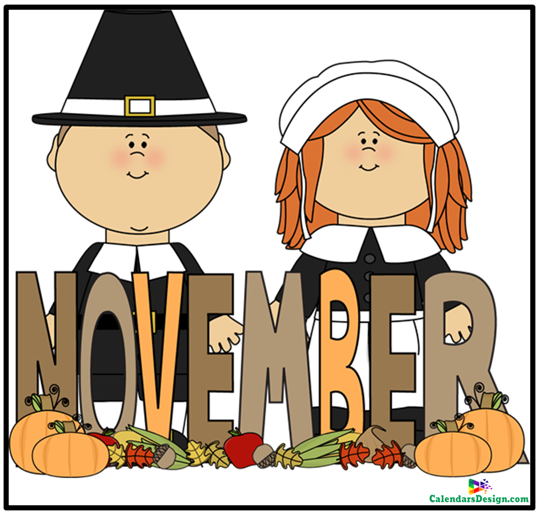 Month of November Clip Art