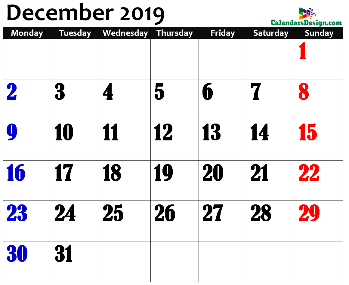 december-2019-calendar-page