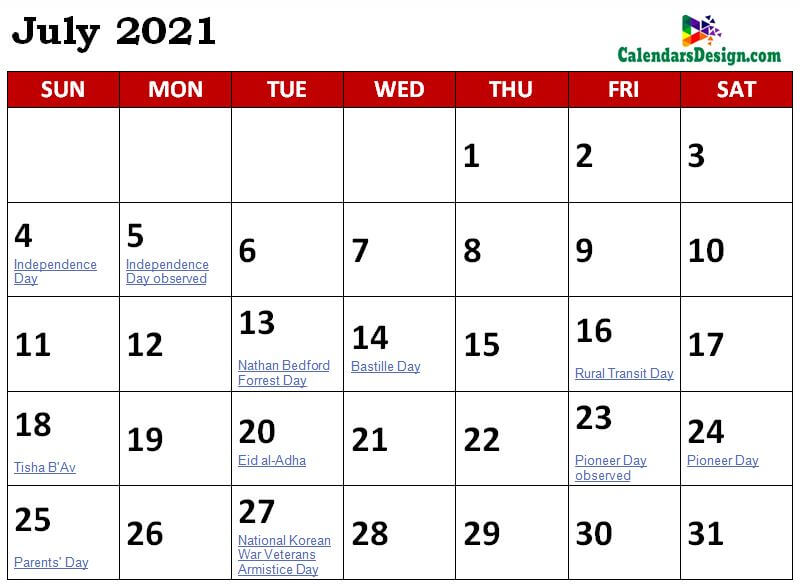 July 2021 Calendar Malaysia with Holidays