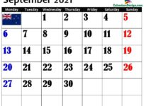 September 2021 New Zealand Calendar