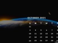 latest October 2021 wall calendar