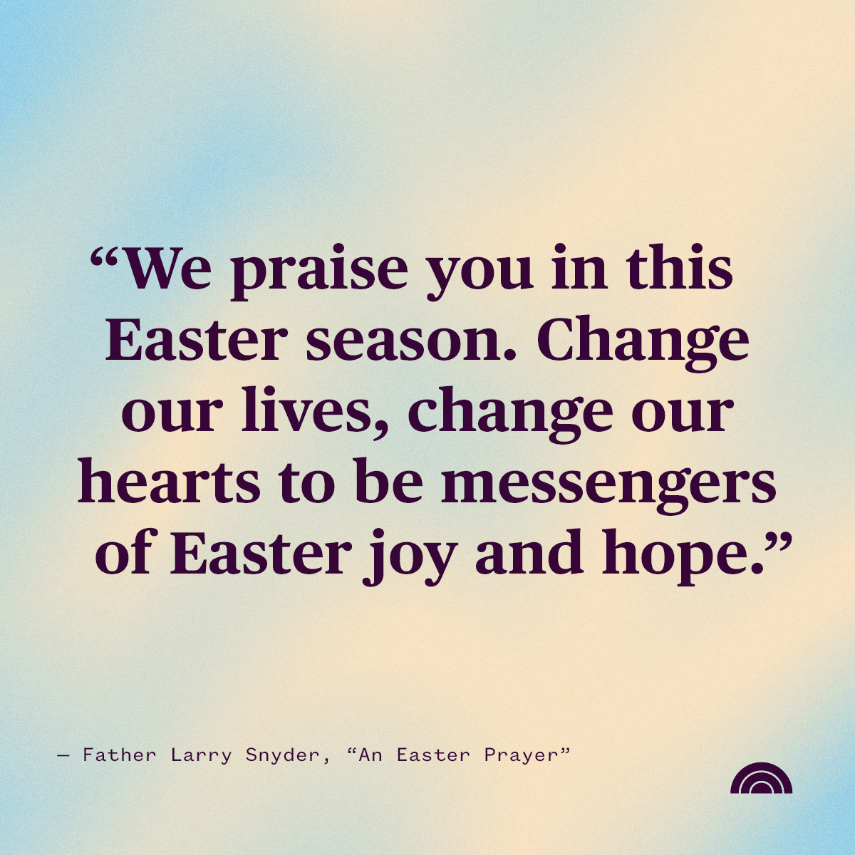 Easter Blessings Prayer