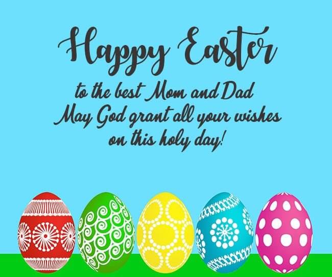 Easter Wishes For Parents