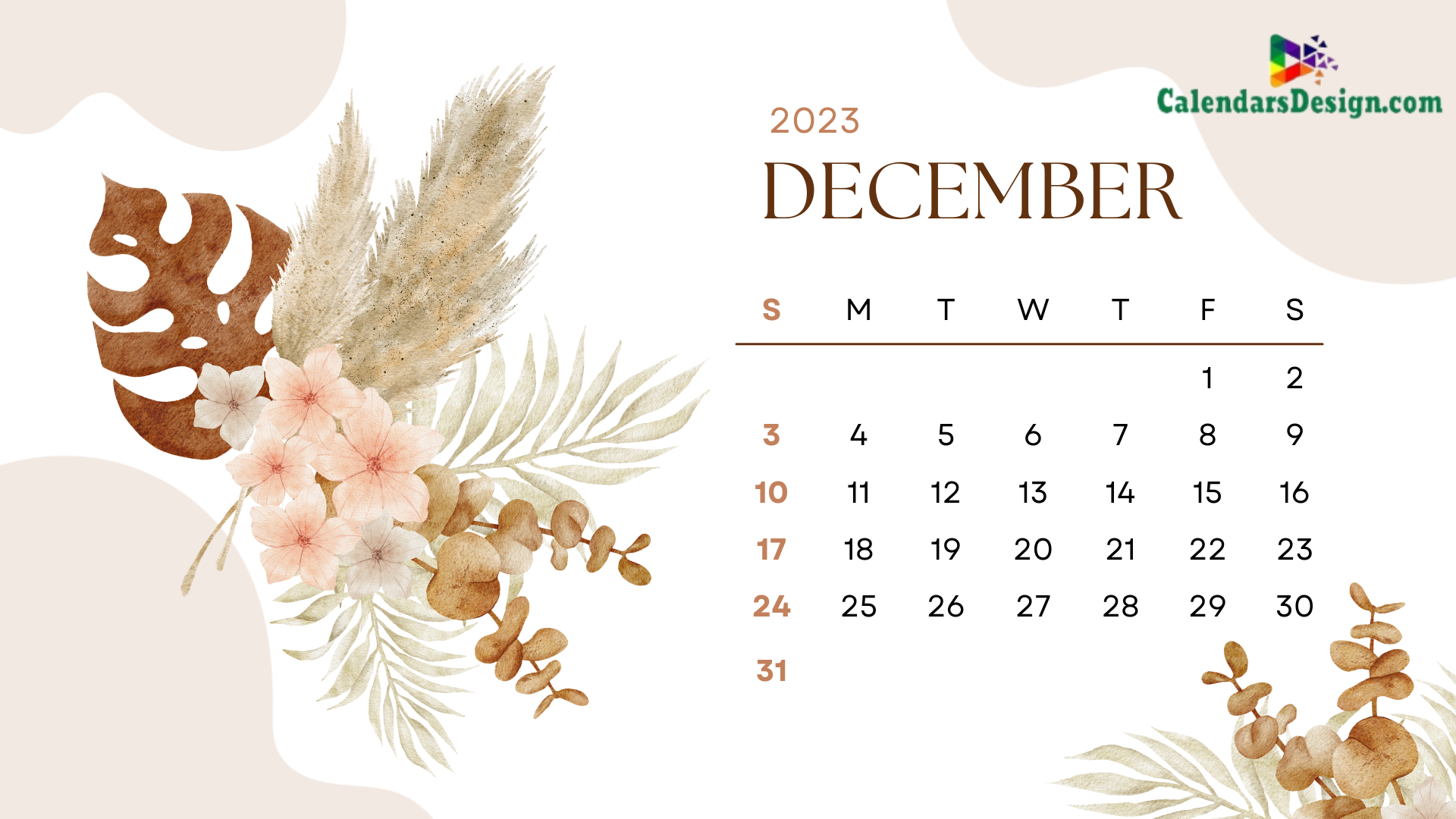 Latest December 2023 Wall Calendar