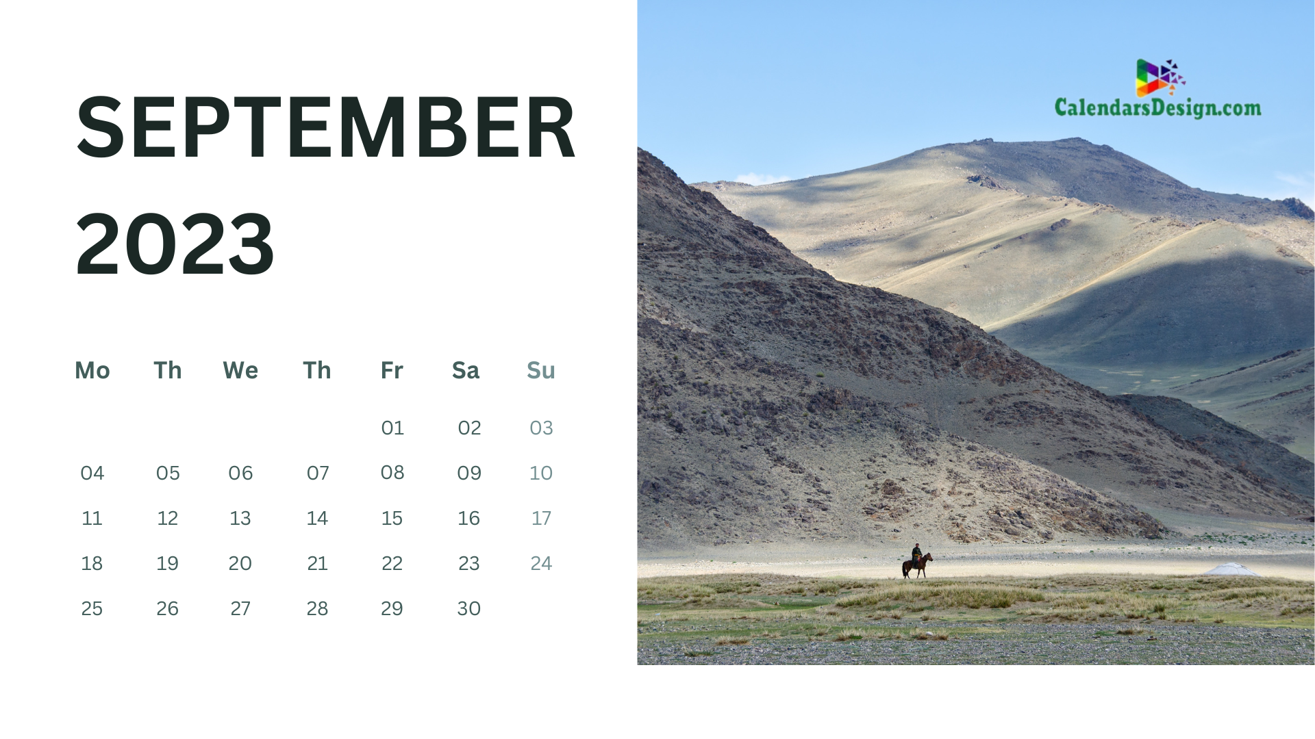 September 2023 pdf calendar